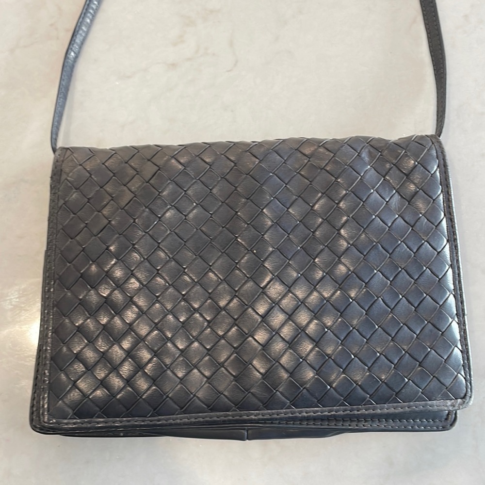 Vintage Bottega grey purse